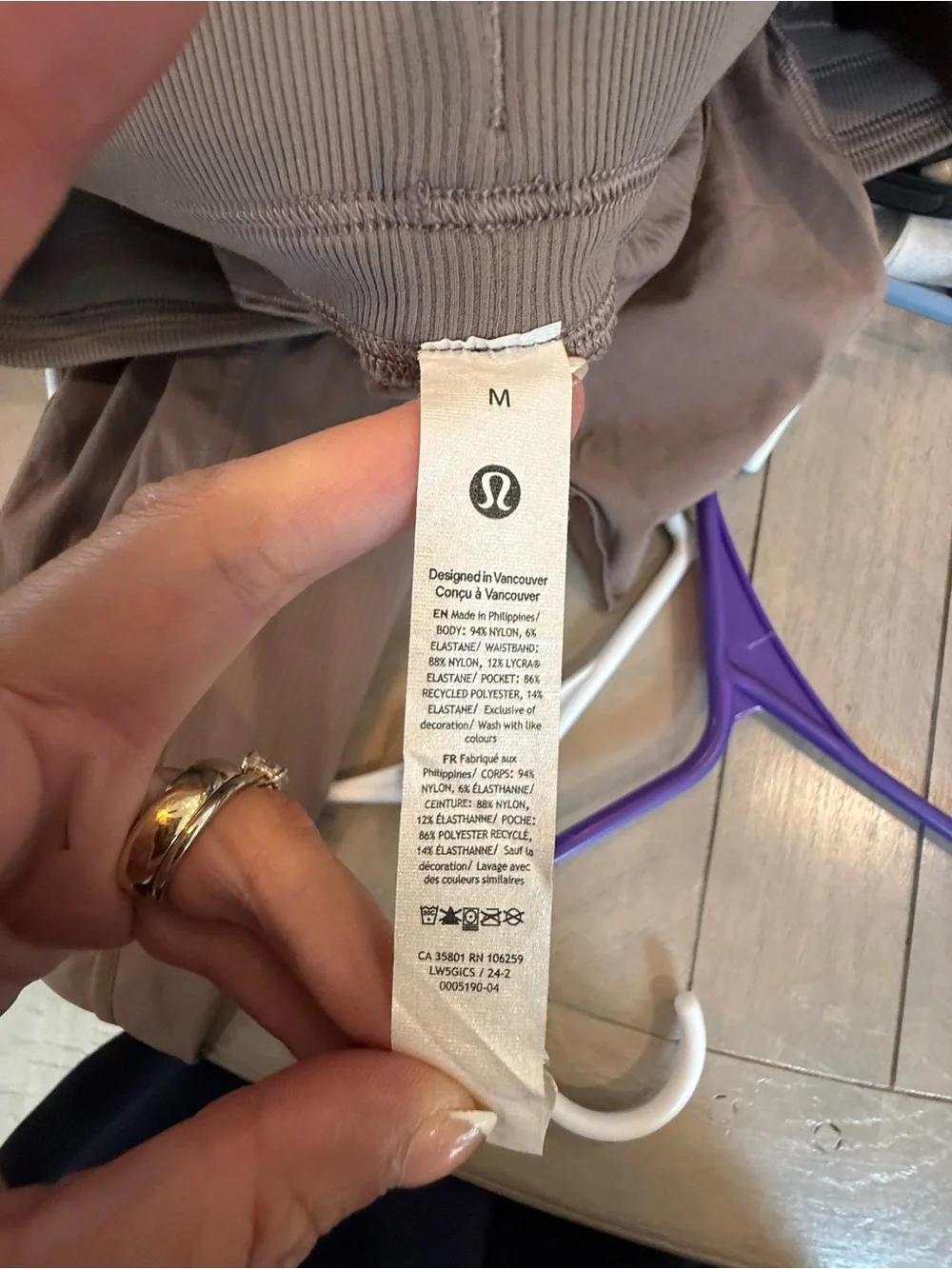 lululemon athletica Taupe Cargo Jogger Track Pants